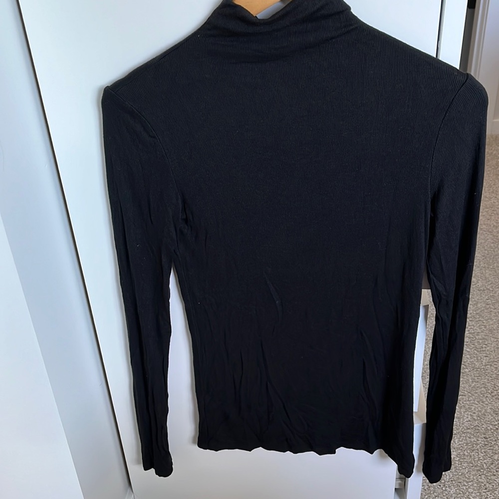 Aritzia Ribbed stretchy turtleneck